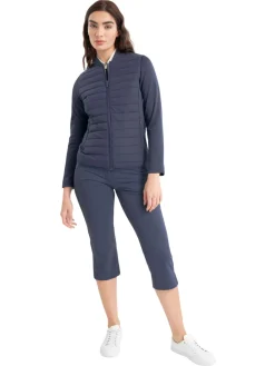 Calvin Klein Jumpers|Womens Beryline Hybrid Jacket - Navy