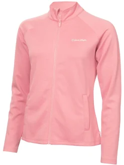 Calvin Klein Jumpers|Womens Blanco Full Zip Jacket - Powder Pink