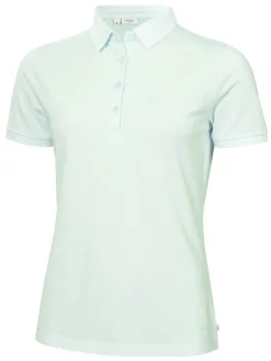 Calvin Klein Shirts|Womens Brightmeadow Polo Shirt - Light Jade