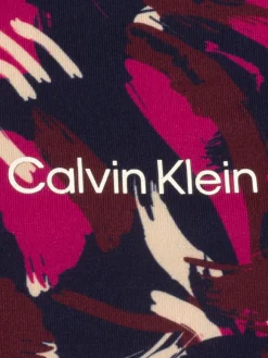Calvin Klein Shirts|Womens Brushstroke Printed Polo - Brushstroke Print