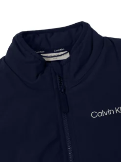 Calvin Klein Vests|Womens Faye Full Zip Gilet - Navy
