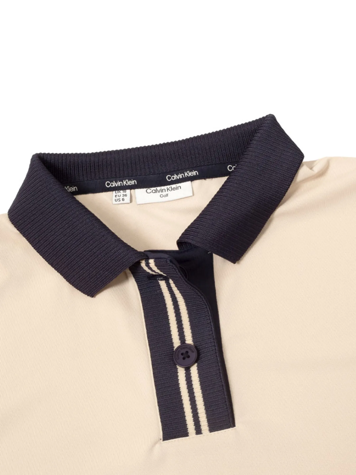 Calvin Klein Shirts|Womens Layla Short Sleeve Polo - Tapioca