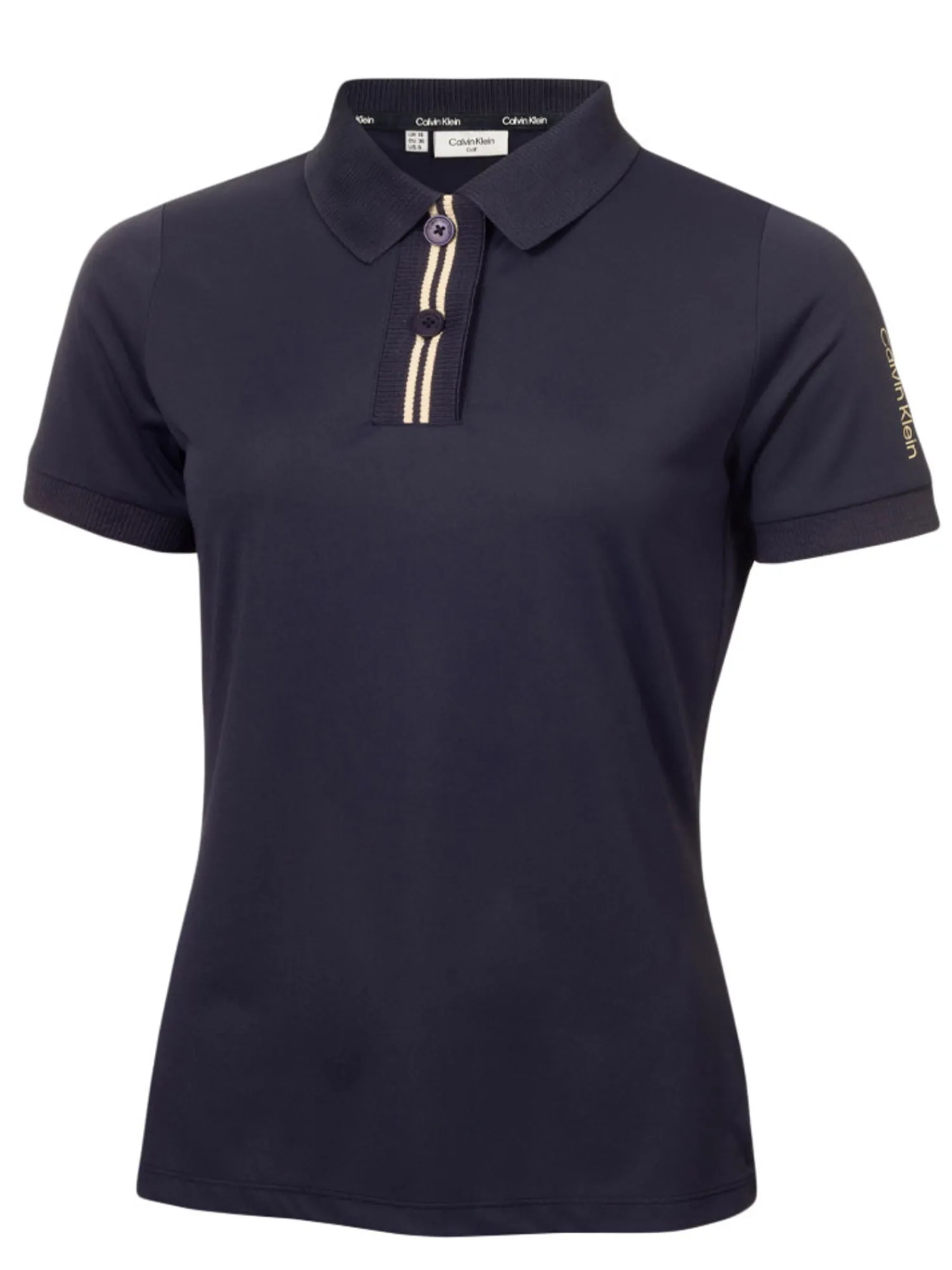 Calvin Klein Shirts|Womens Layla Short Sleeve Polo - Navy