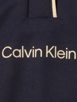 Calvin Klein Shirts|Womens Mila Long Sleeve Polo - Navy