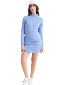 Calvin Klein Jumpers|Womens San Marco's 1/4-Zip - Cornflower Blue