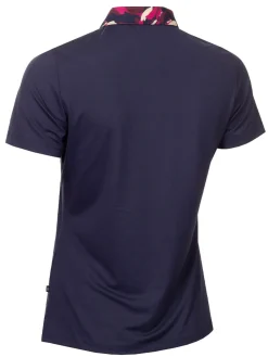 Calvin Klein Shirts|Womens Vesey Short Sleeve Polo - Navy