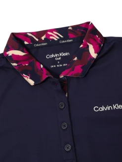 Calvin Klein Shirts|Womens Vesey Short Sleeve Polo - Navy