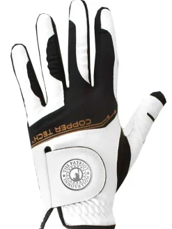 Copper Tech Clearance Gloves|Spider Grip Golf Glove - White/Black