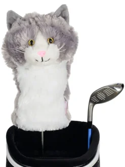Daphne Club Covers|Grey & White Cat Headcover