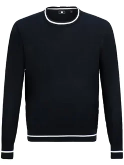 FootJoy Jumpers|Cotton Crew Neck Pullover - Black