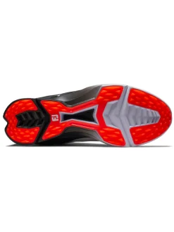 FootJoy Mens Golf Shoes|Fuel Golf Shoes - White/Black/Coral