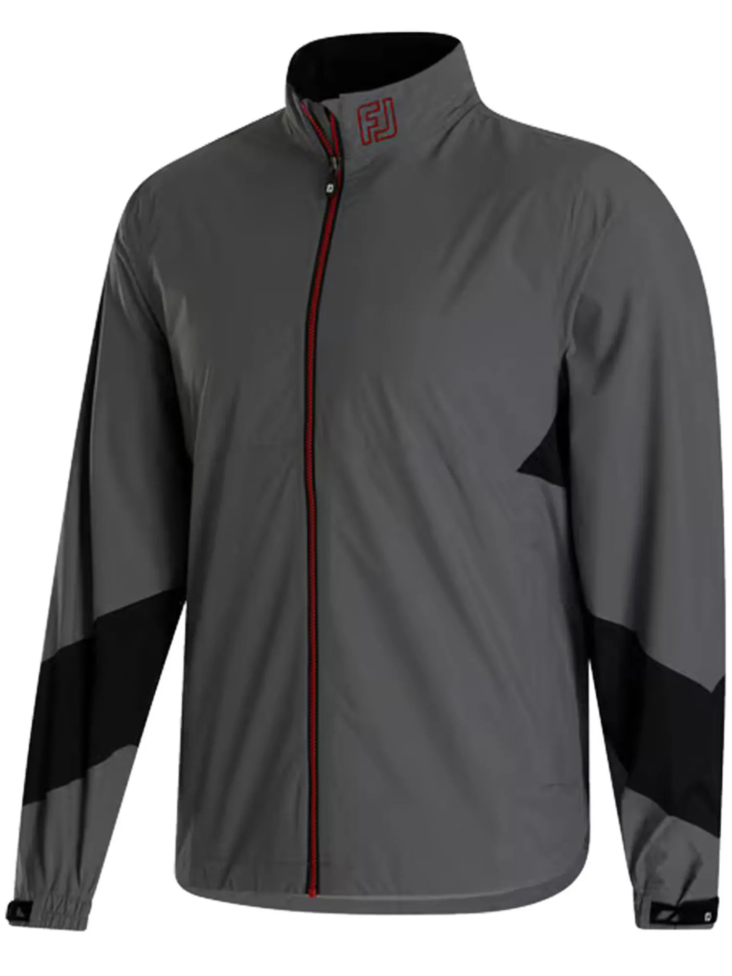 FootJoy Wind & Rain Wear|HydroLite X Rain Jacket - Charcoal/Black