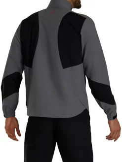 FootJoy Wind & Rain Wear|HydroLite X Rain Jacket - Charcoal/Black