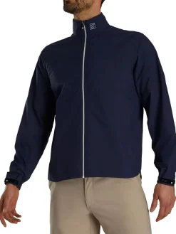 FootJoy Wind & Rain Wear|HydroLite X Rain Jacket - Navy