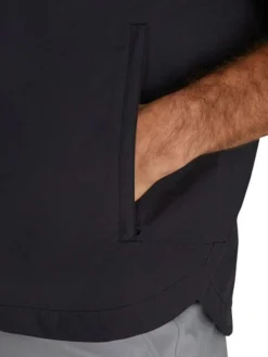 FootJoy Wind & Rain Wear|HydroLite X Short Sleeve Rain Jacket - Black