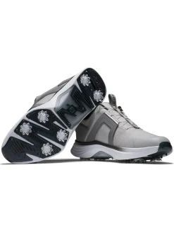 FootJoy Mens Golf Shoes|HyperFlex BOA Golf Shoes - Grey
