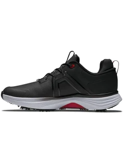 FootJoy Mens Golf Shoes|HyperFlex Golf Shoes - Black/White/Red