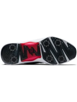 FootJoy Mens Golf Shoes|HyperFlex Golf Shoes - Black/White/Red