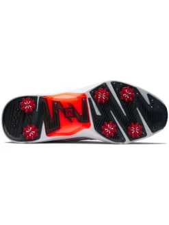 FootJoy Mens Golf Shoes|HyperFlex Golf Shoes - White/Black/Red
