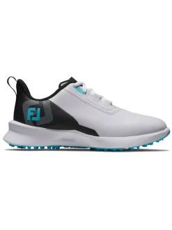 FootJoy Junior Golf Shoes|Junior Fuel Golf Shoes - White/Black