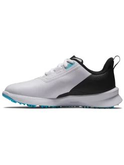 FootJoy Junior Golf Shoes|Junior Fuel Golf Shoes - White/Black