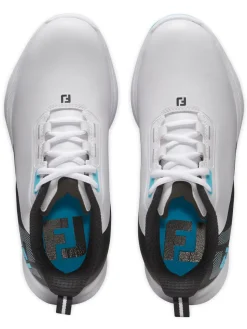 FootJoy Junior Golf Shoes|Junior Fuel Golf Shoes - White/Black
