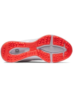 FootJoy Junior Golf Shoes|Junior Girls Fuel Golf Shoes - White/Pink/Coral