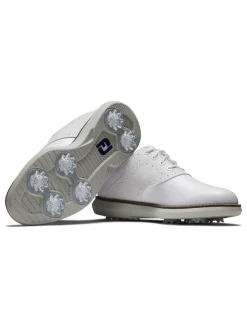 FootJoy Junior Golf Shoes|Junior Traditions Golf Shoes - White