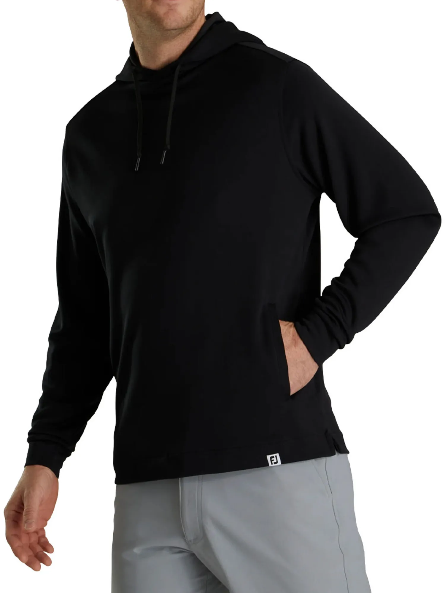 FootJoy Jumpers|Lightweight Hoodie (Athletic Fit) - Black