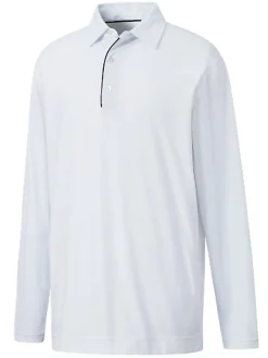 FootJoy Shirts|Long Sleeve Sun Protection Polo - White