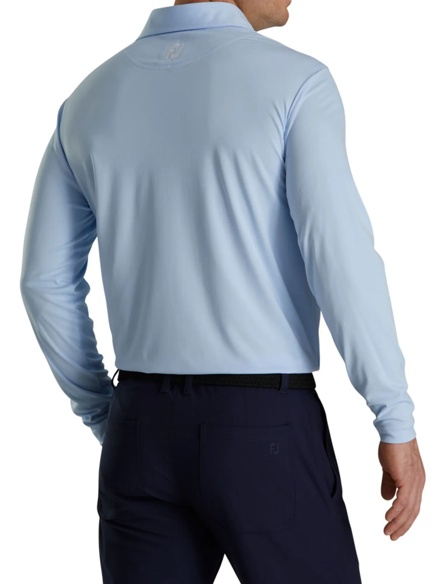 FootJoy Shirts|Long Sleeve Sun Protection Polo - Sky