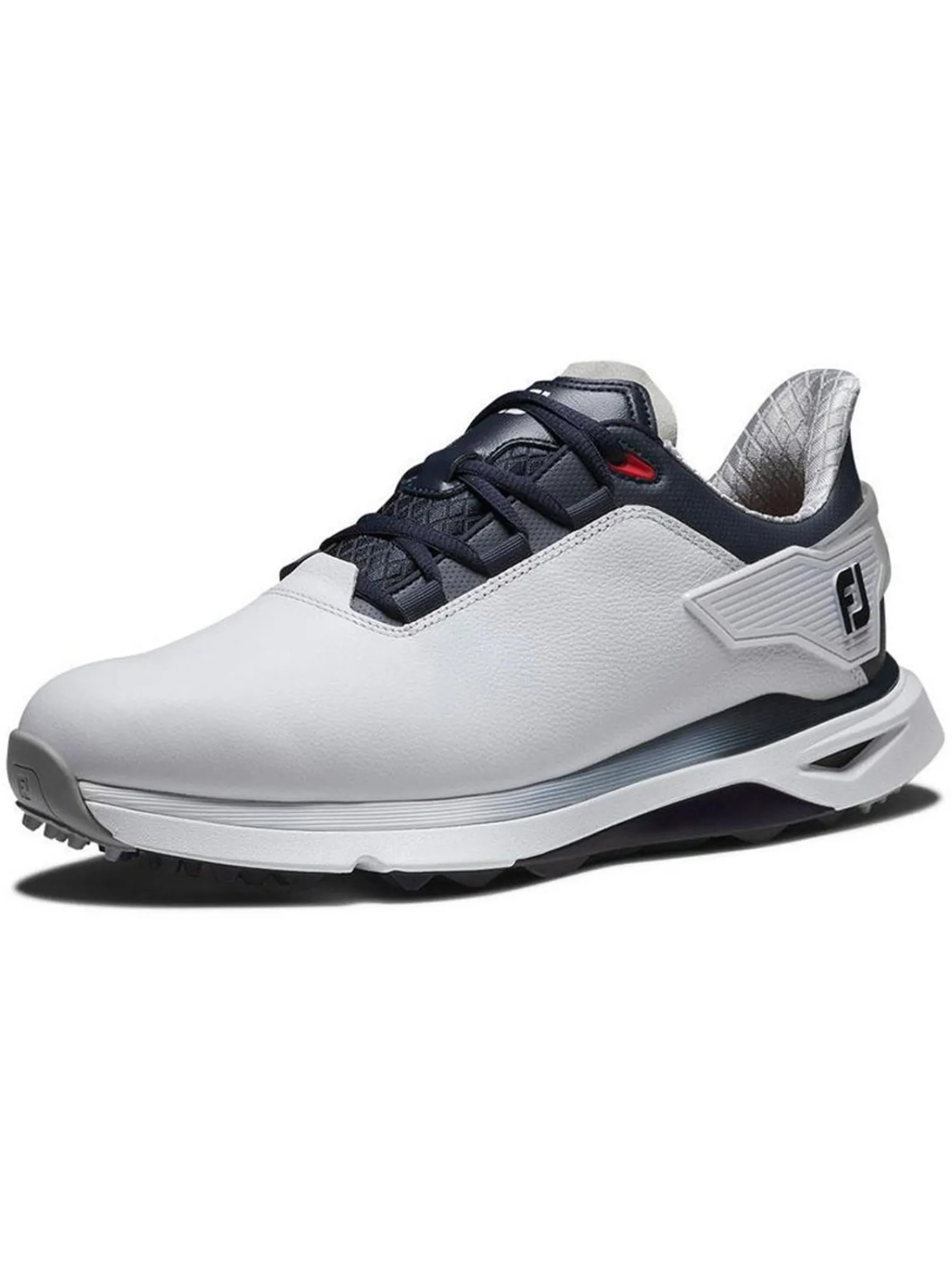 FootJoy Mens Golf Shoes|Pro SLX Golf Shoes - White/Navy/Red