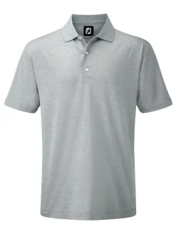 FootJoy Shirts|Stretch Pique Golf Shirt - Heather Grey