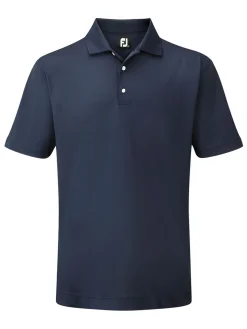FootJoy Shirts|Stretch Pique Golf Shirt - Navy