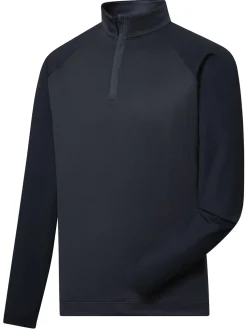 FootJoy Jumpers|Tonal Dot Block Midlayer (Athletic Fit) - Black
