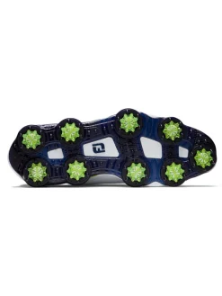 FootJoy Mens Golf Shoes|Tour Alpha Golf Shoes - White/Navy/Lime