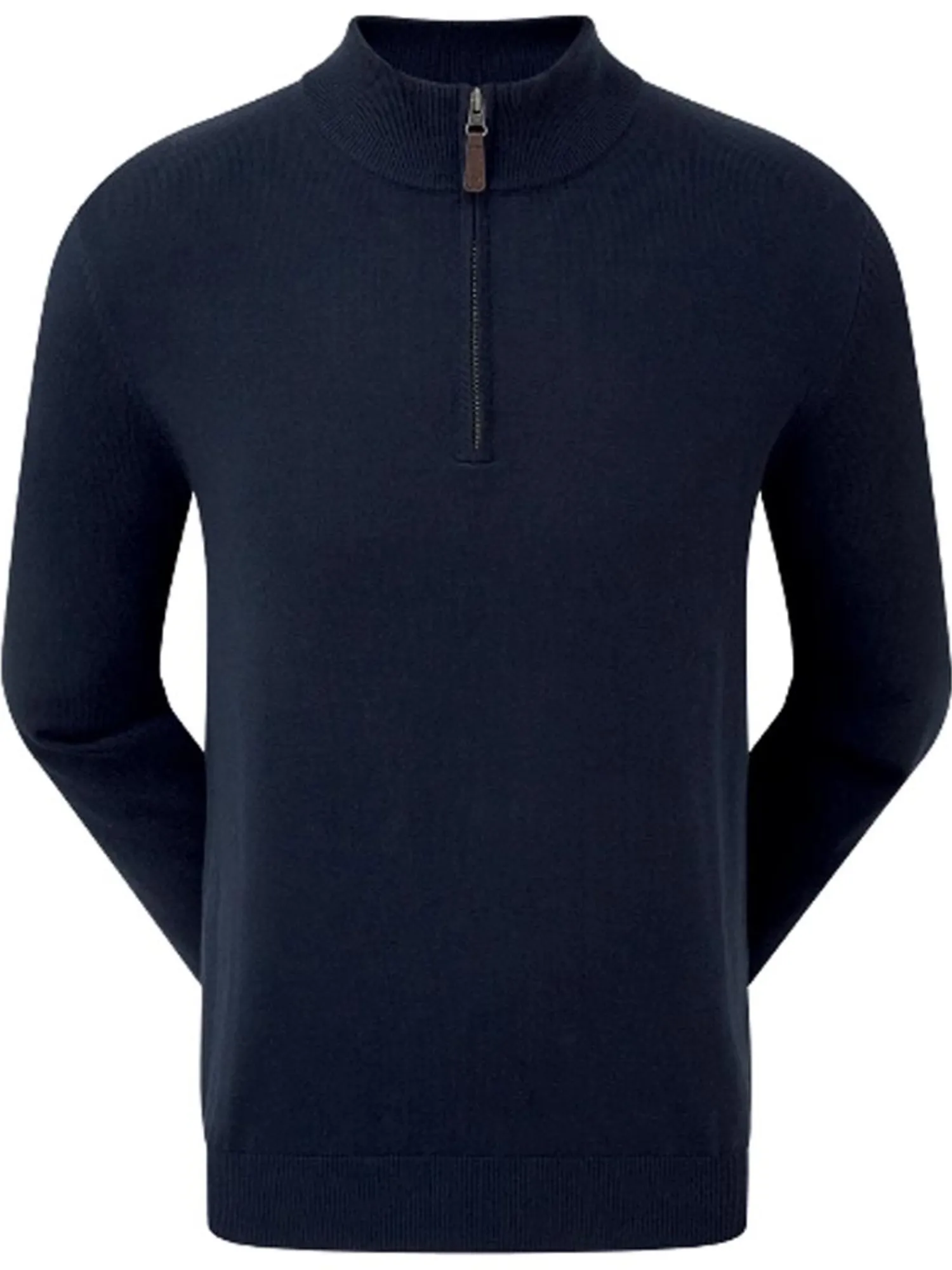 FootJoy Jumpers|Wool Blend 1/2 Zip Pullover - Navy