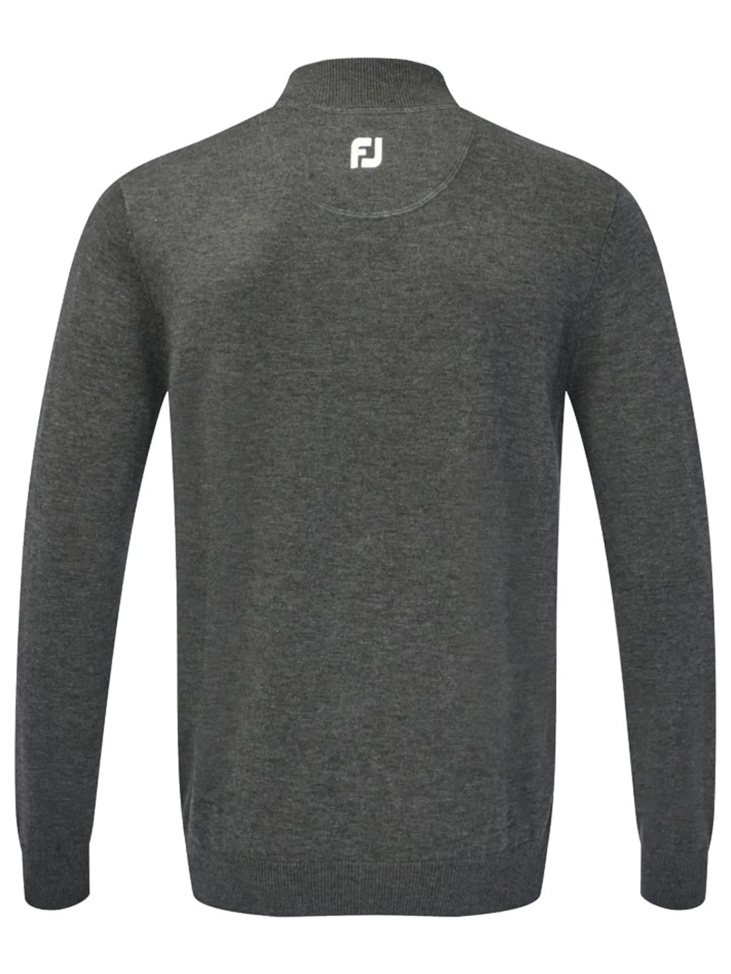 FootJoy Jumpers|Wool Blend 1/2 Zip Pullover - Heather Charcoal
