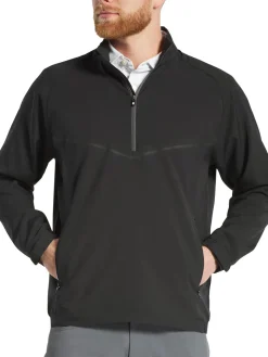 FootJoy Wind & Rain Wear|Zephyr Windshirt - Black