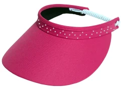 Glove It Visors|Bling Crystal Coil Visor - Pink