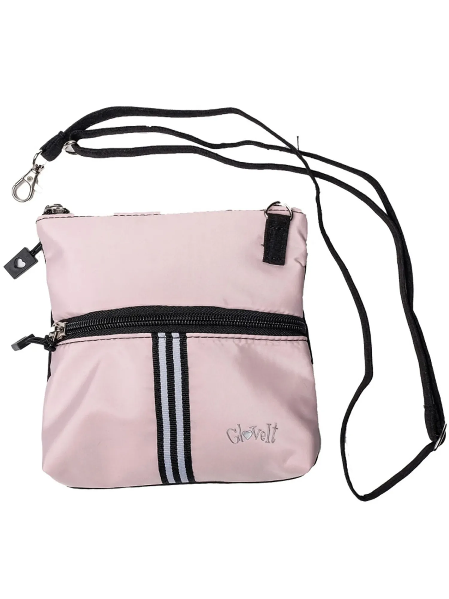 Glove It Gear Bags|Cross-Body 2 Zip Bag - Fore Ever Pink
