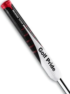 Golf Pride Putter Grips|Reverse Taper Round Putter Grip - Black/White