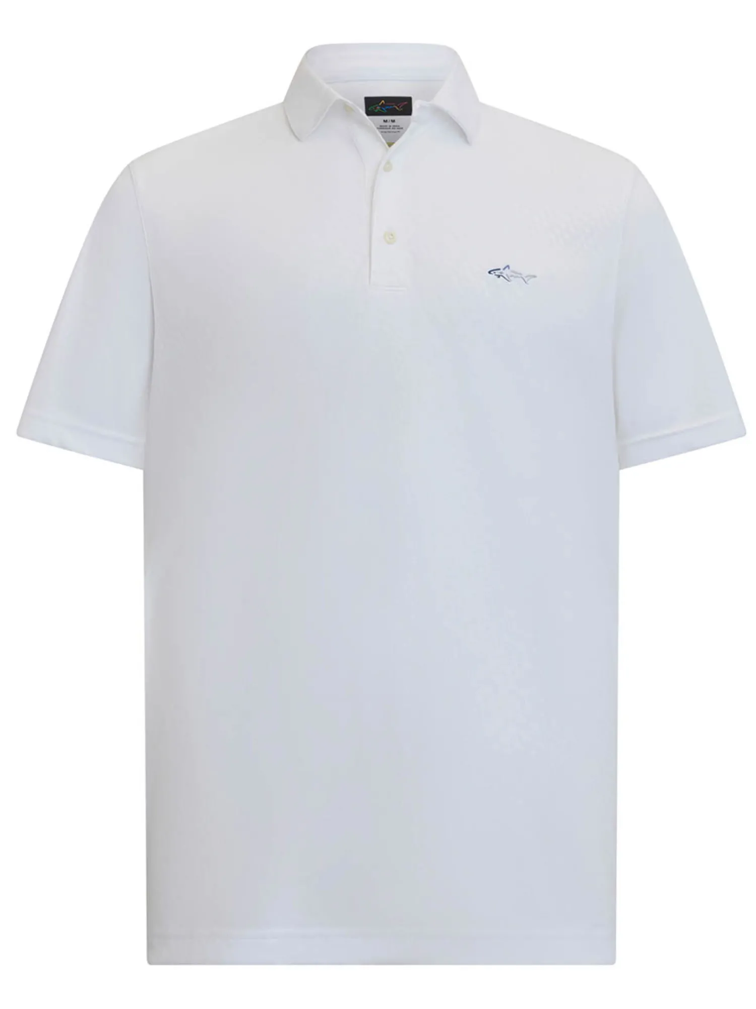 Greg Norman Clearance Clothing|ML75 Geo Embossed Polo - White