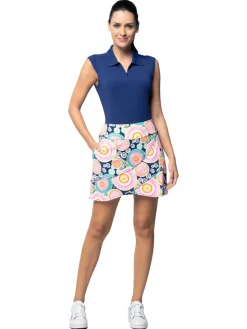 IBKUL Skorts & Dresses|Leona Print Layered Skort (17.25