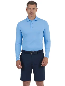 IBKUL Shirts|Men's Long Sleeve Polo - Peri