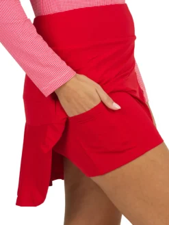 IBKUL Skorts & Dresses|Solid Flounce Skort (16.25