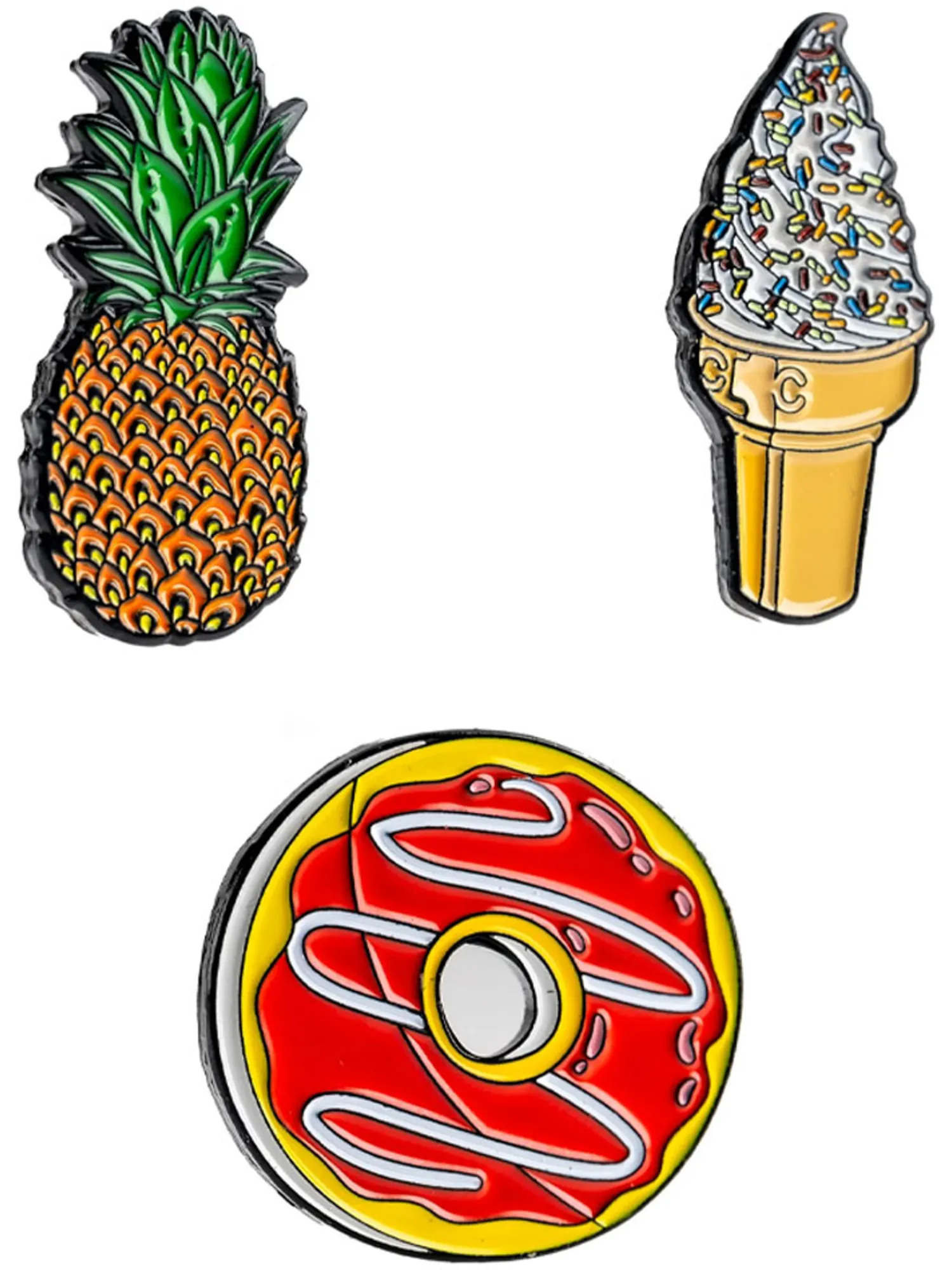 King Pins Golf Ball Markers|Ball Marker Set 3 Pack - Sweet Treat