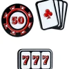 King Pins Golf Ball Markers|Ball Marker Set 3 Pack - Casino