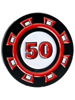 King Pins Golf Ball Markers|Ball Marker Set 3 Pack - Casino