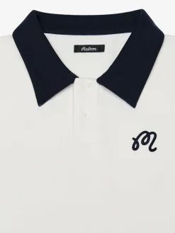 Malbon Jumpers|Artigianale Collared Crewneck - White